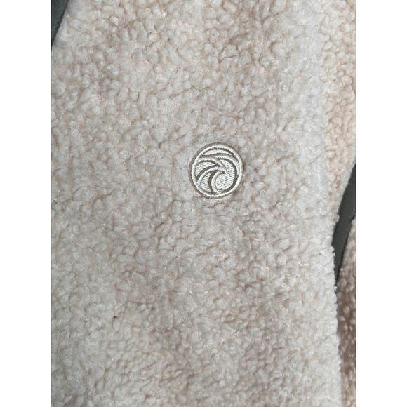 Vapor Apparel Headwind 1/4 Zip Poly Fleece Hoodie Natural Men's Size Large - Picture 7 of 10